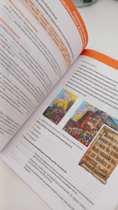 O fio do estudo- O fio da História (livro de estudo 7ºano)- 2x