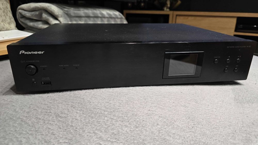 Sprzedam odtwarzacz sieciowy i DAC Pioneer N-50-K pilot, pudło.