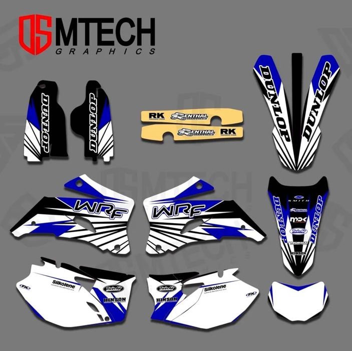 Kit de autocolantes para yhamaha wr250f 2007/2008