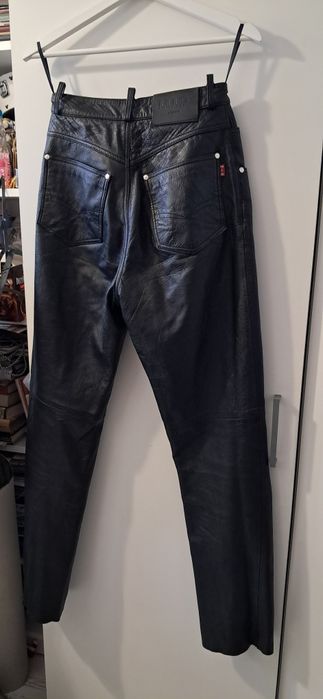 Spodnie skórzane  rozm 36