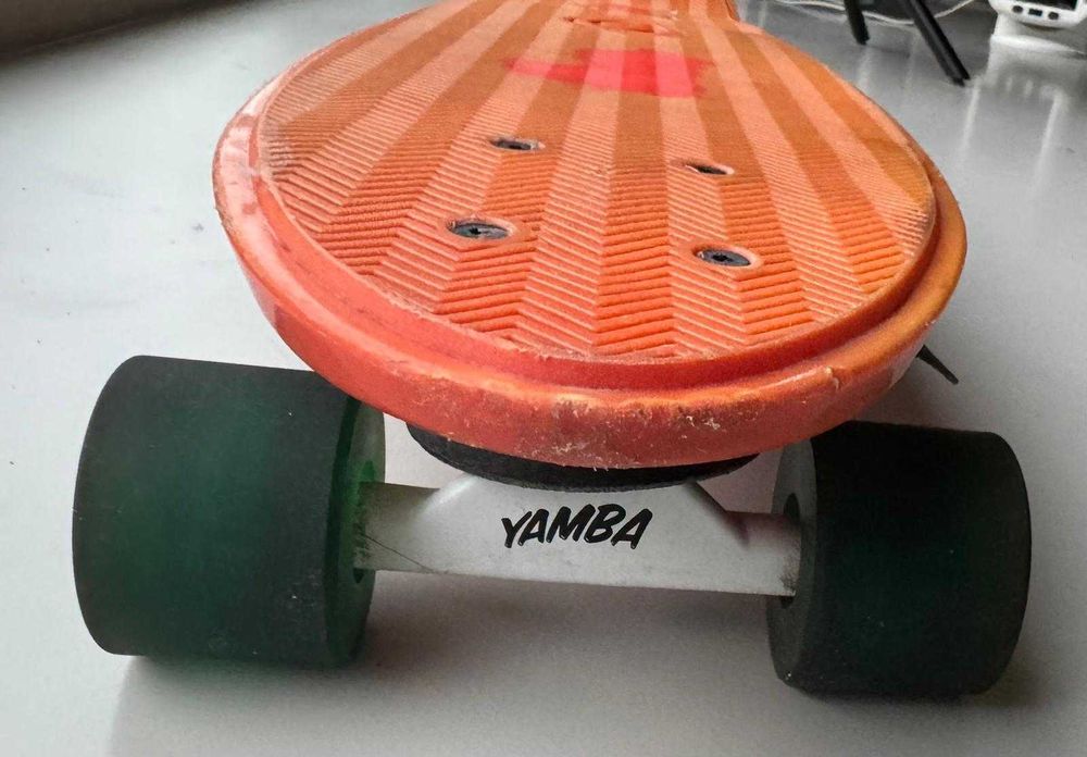 Deskorolka Oxelo, BIG YAMBA, dł 67 cm, pomarańczowa