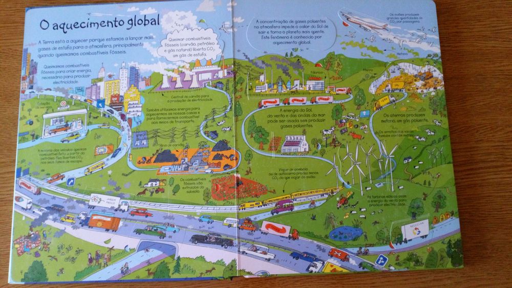 Livro "Espreita o planeta terra"