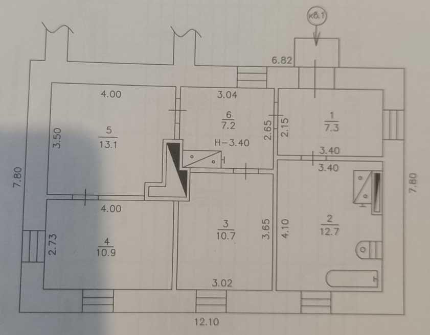 Частина будинку за 14990 на пров. Водокачному