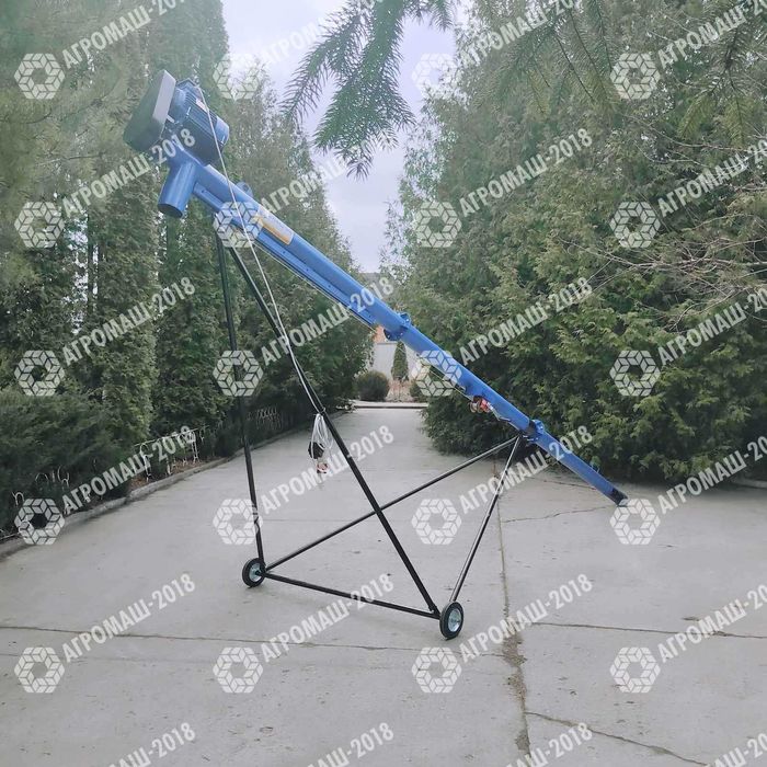 Шнековий навантажувач, шнек для зерна, шнековий погрузчик 159 мм 6 м