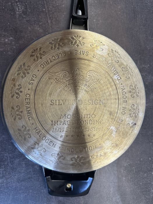 Duża patelnia PHILIPIAK (indukcja,Gaz,itp) + Silver Design Milan