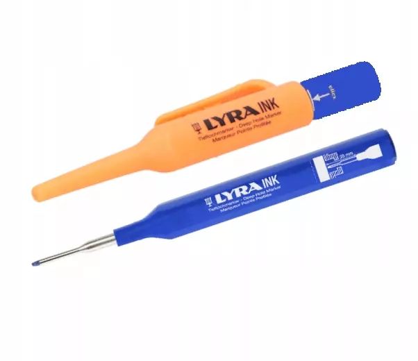 Lyra Ink Marker do głębokich otworów niebieski. Lyra. Nowy Produkt