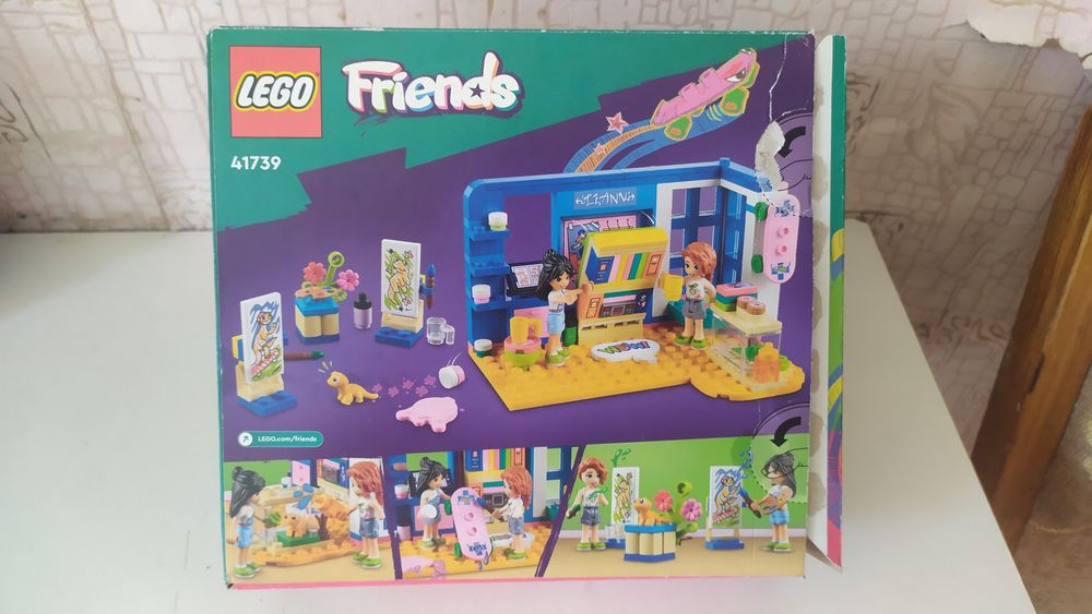 Lego Friends 41739 Кімната Ліан всі деталі