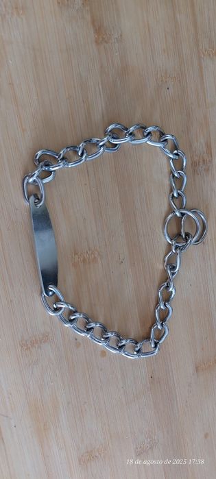 Coleira de estrangulamento para treinamento de cães