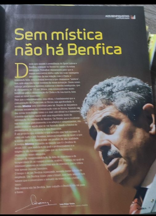 Benfica -  revista n. 1 Mística Benfica