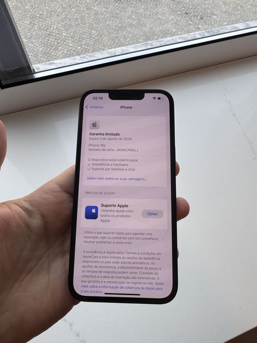 Iphone 16e com garantia bateria 100%