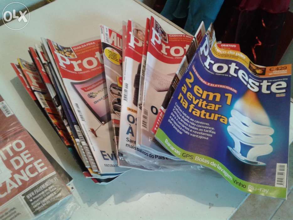 Lote de revistas Pro teste