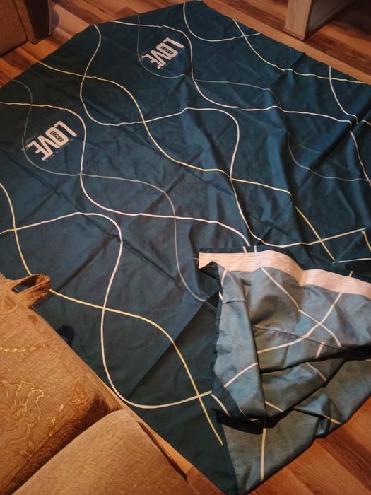 Zasłona jedna zielona Nowa