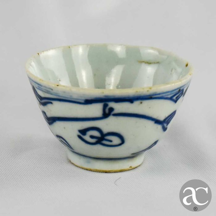 Taça porcelana da China, dinastia Qing, símbolo de dupla felicidade n2