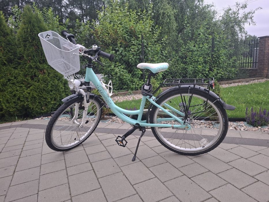 Rower Unibike Princess 24 turkusowy