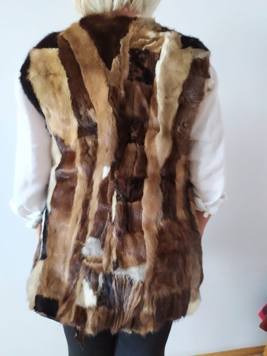 Kamizelka z naturalnego materiału