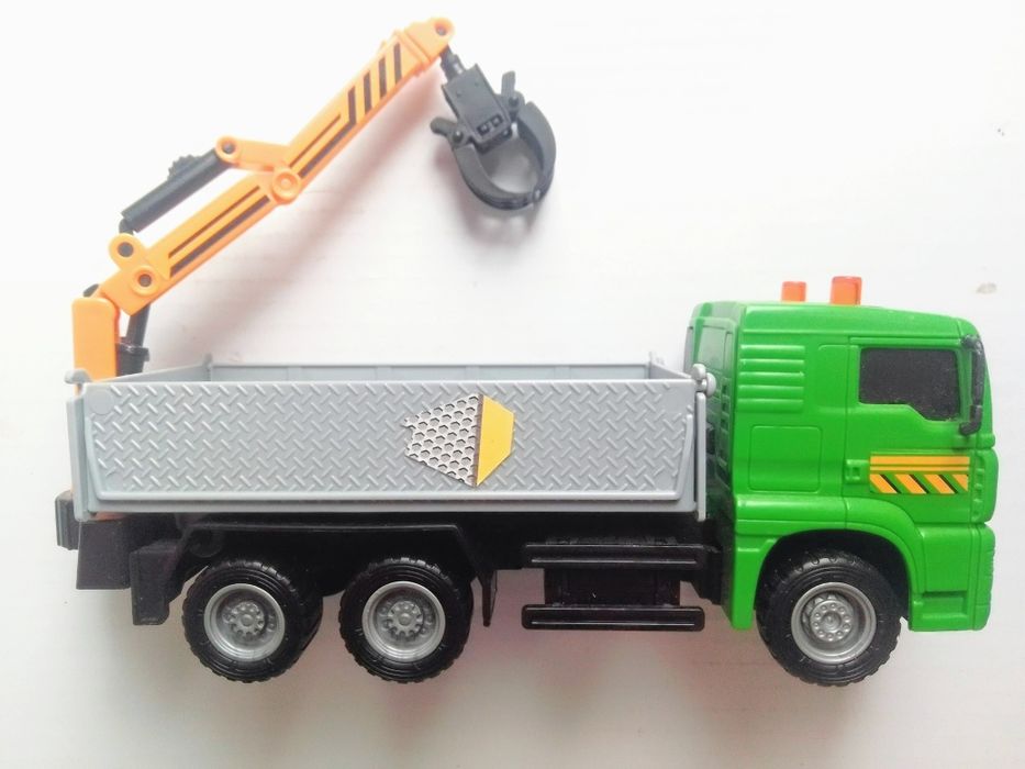 Dickie Toys Camião de reciclagem e carro polícia .