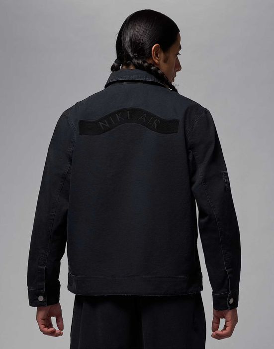 新品Nike Air Jordan Rare Air Chicago ジャケット ОРИГІНАЛ! Джинсовка Jordan Rare Air Chicago Jkt Black S M | IB3001