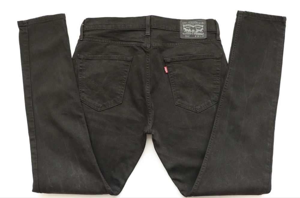 LEVIS 512 W34 L34 męskie spodnie jeansy slim tepered fit nowe