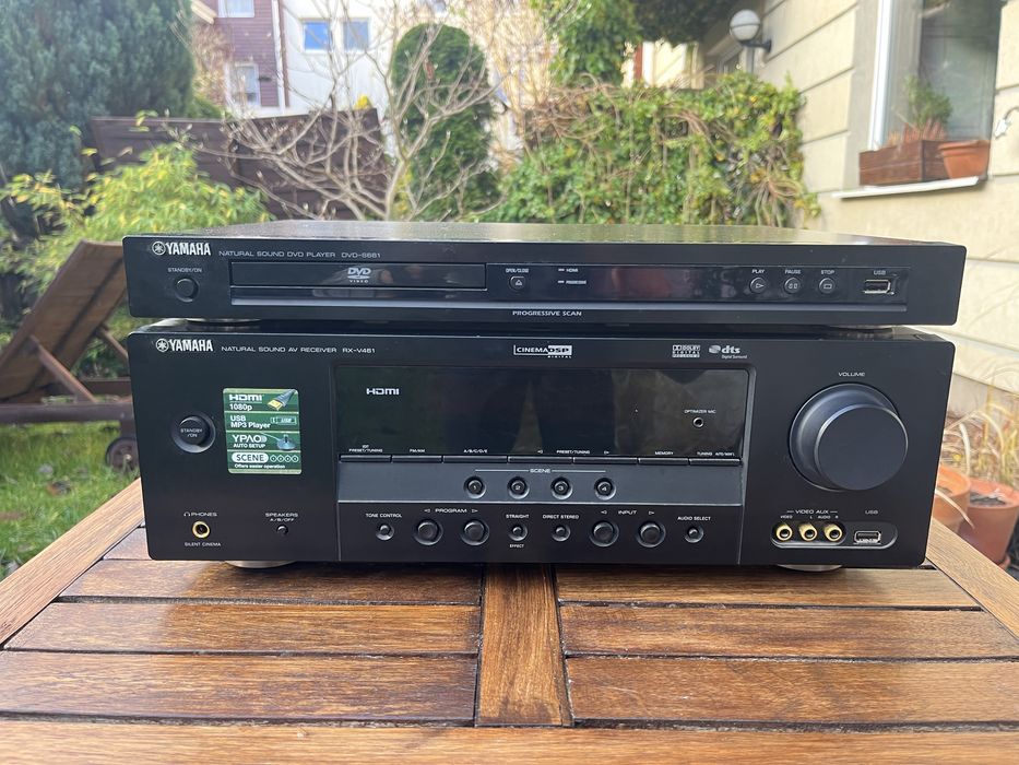 Yamaha RX-V461 Amplituner + BEZ DVD