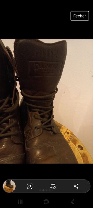 Botas Motard Dainese em pele N°42