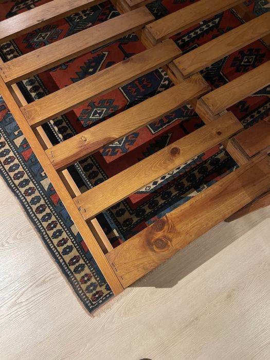 Sofá cama em pinho/madeira maciça