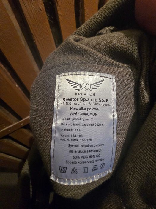 koszulka wojskowa polo moro