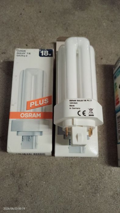 Lâmpadas de várias marcas e adaptações.