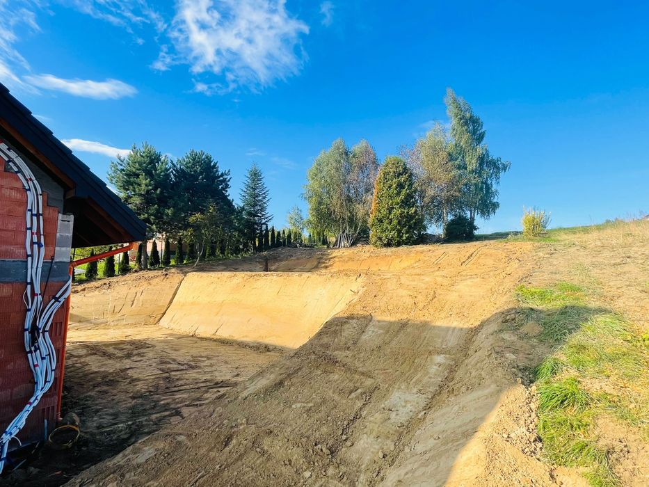 Prace ziemne, usługi koparką, minikoparką, transport, parkingi, drogi