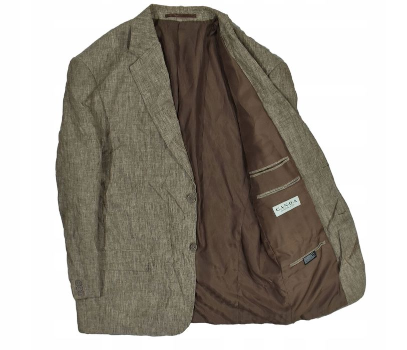 Canada 100% Lniana Marynarka Męska / 50