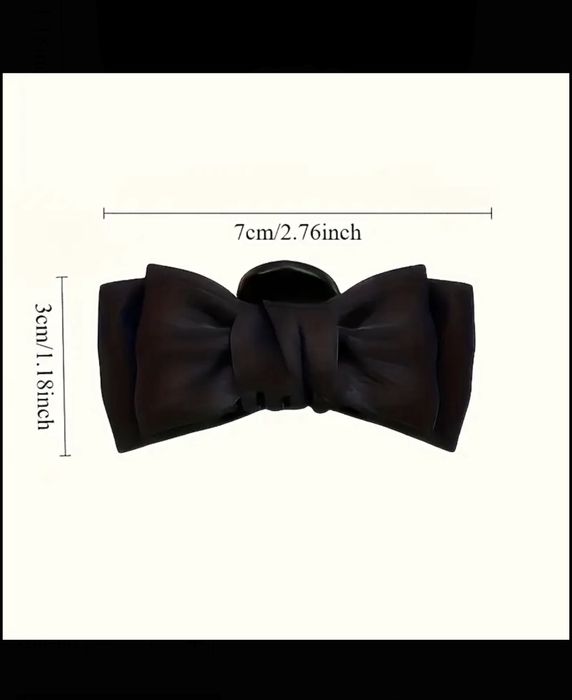 Заколки для волосся бантики крабік 2 шт