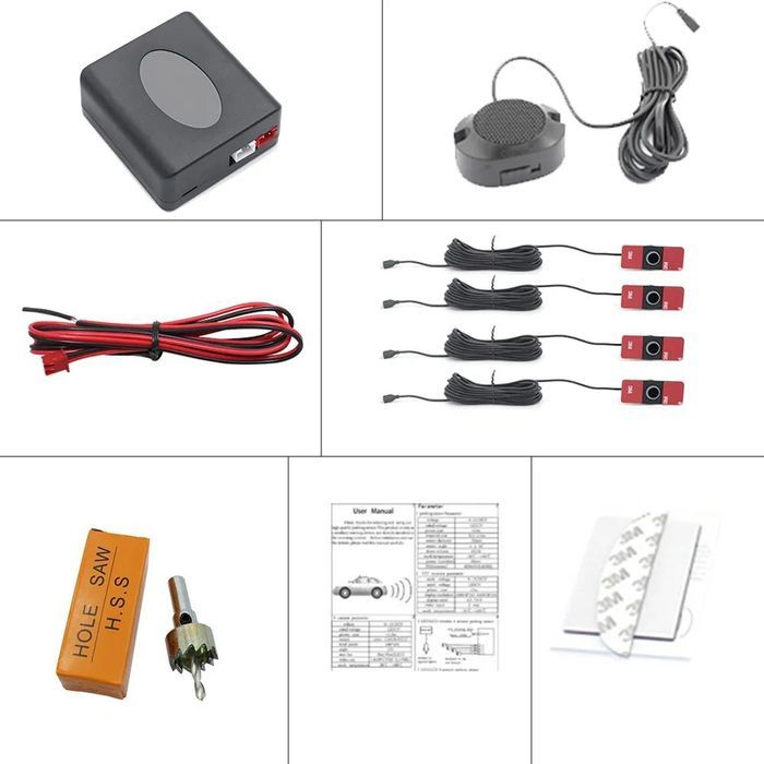 Sensores Estacionamento PDC 16.5MM Kit