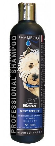 Profesjonalny szampon rozjaśniający dla psów rasy West Terier 250ml