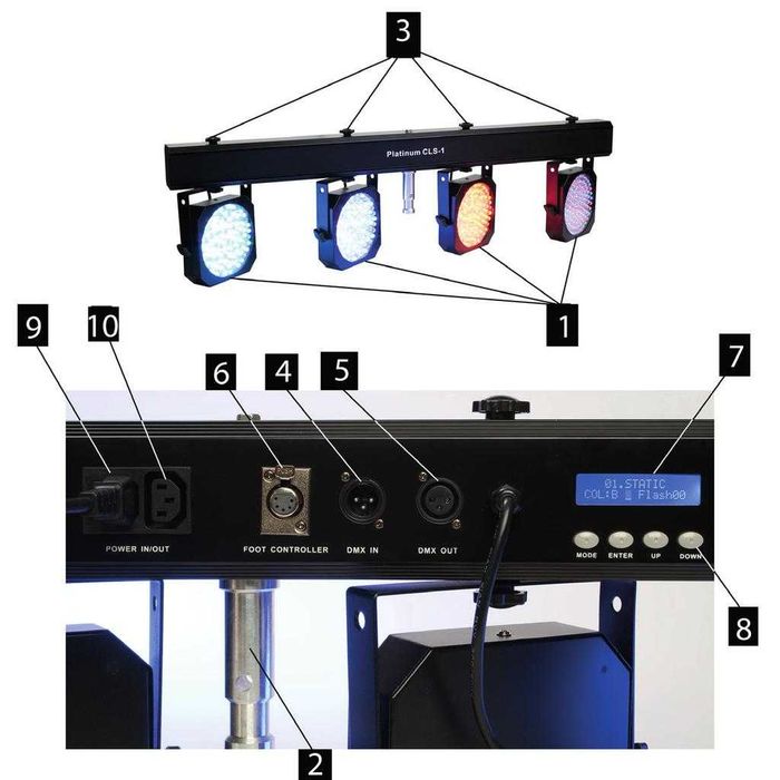 barras leds em pack64751144375170123