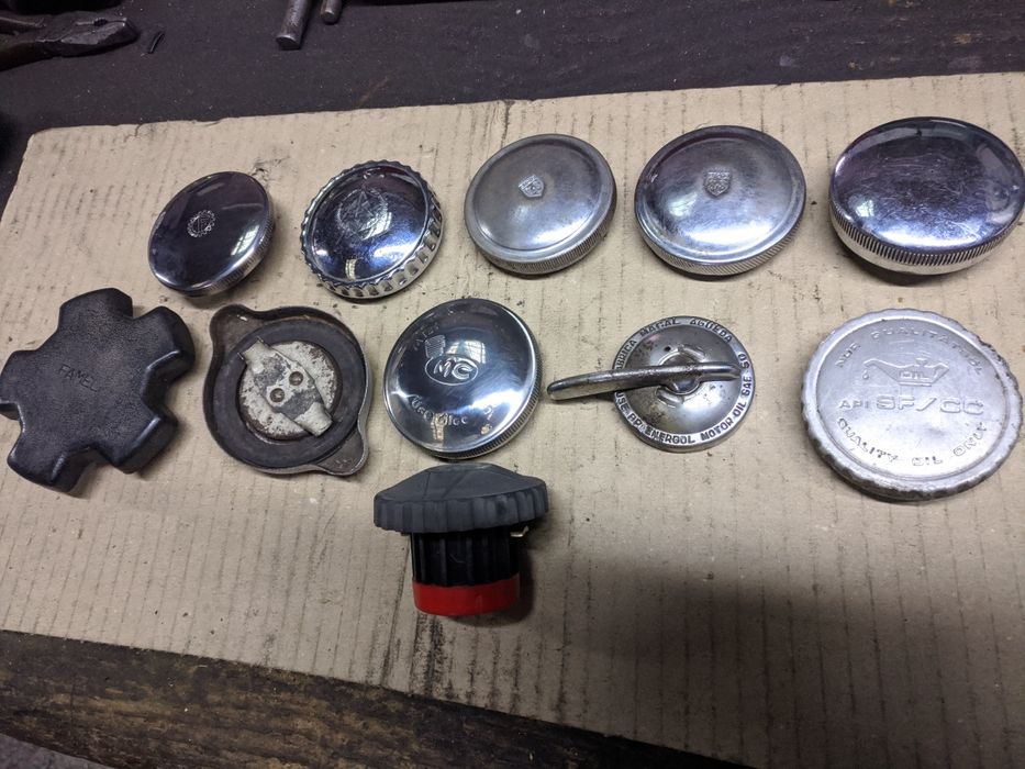 Depósitos, tampões de várias marcas