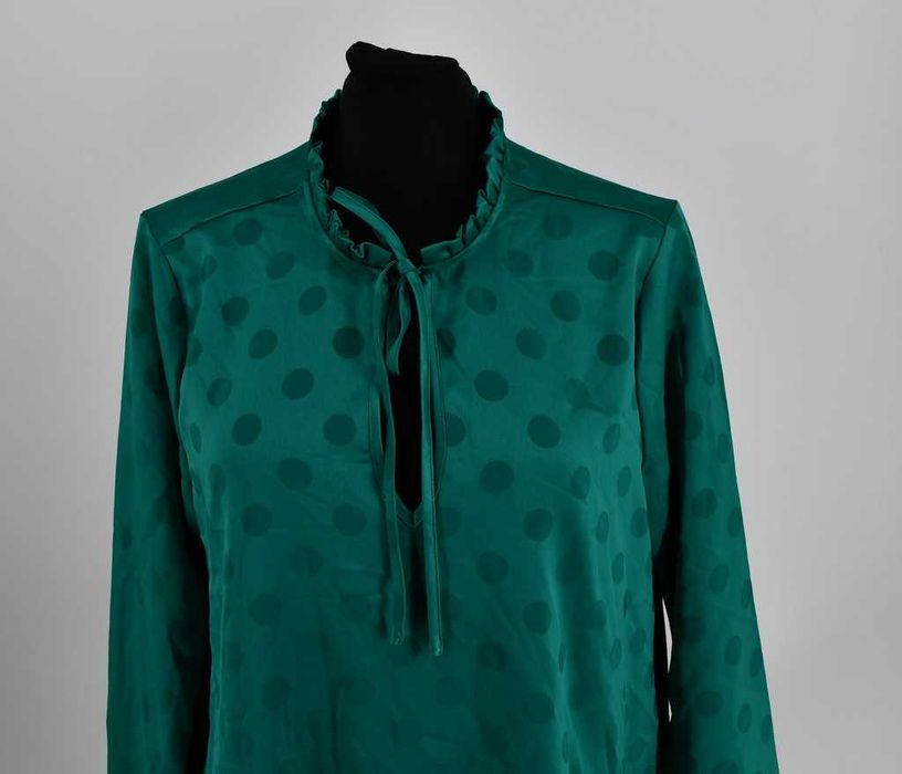 Satynowa sukienka w grochy Vero Moda M
