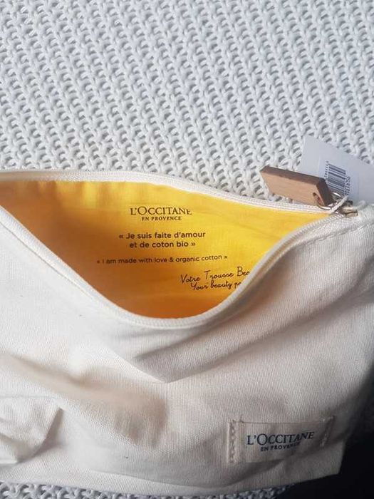 Loccitane kosmetyczka lniana