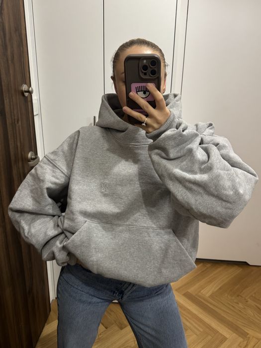 Bluza szara biggie hoodie relab