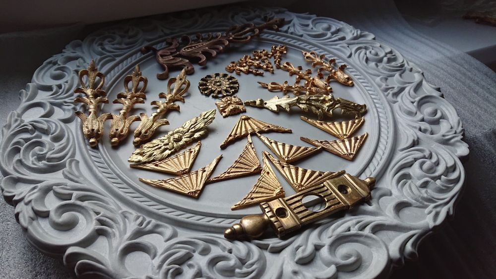 Накладки, декор, деталі латунні /бронзові