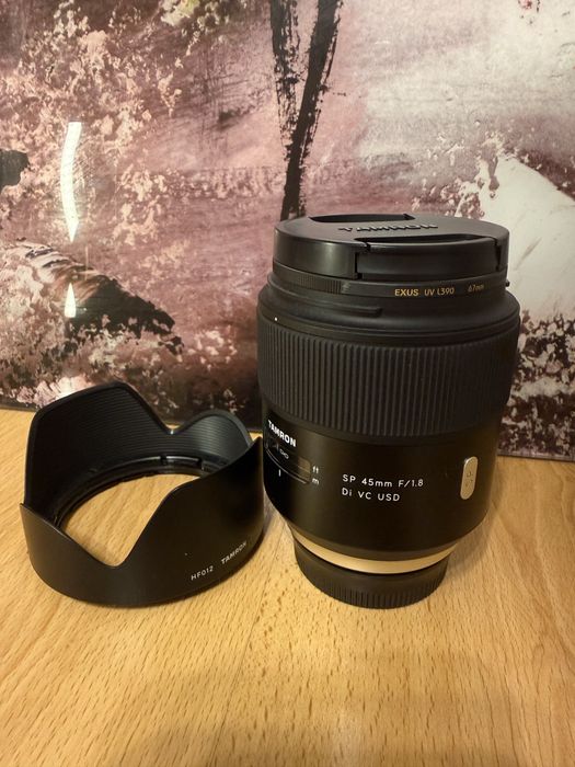 Tamron SP 45mm f/1.8 Di VC USD – stabilizacja, bardzo dobry stan