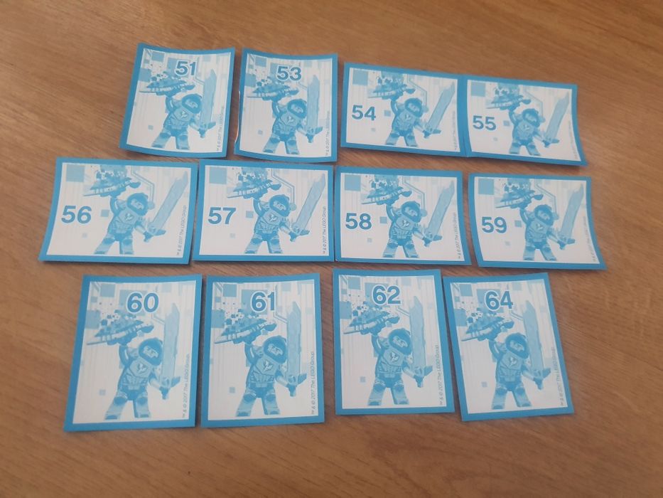 Naklejki Lego Nexo Knight