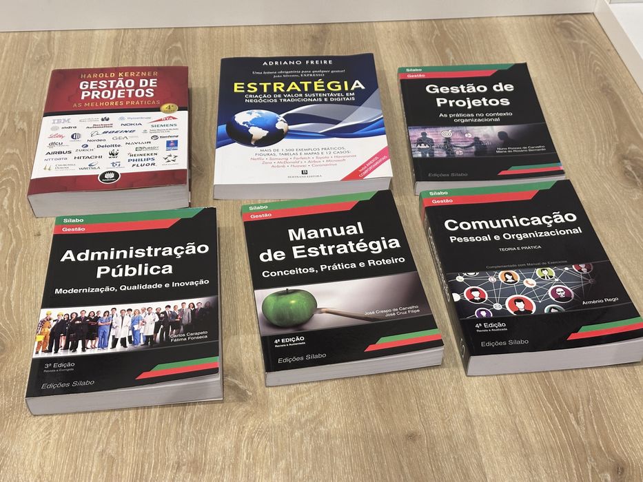 6 Livros Estratégia/ Gestão de projetos