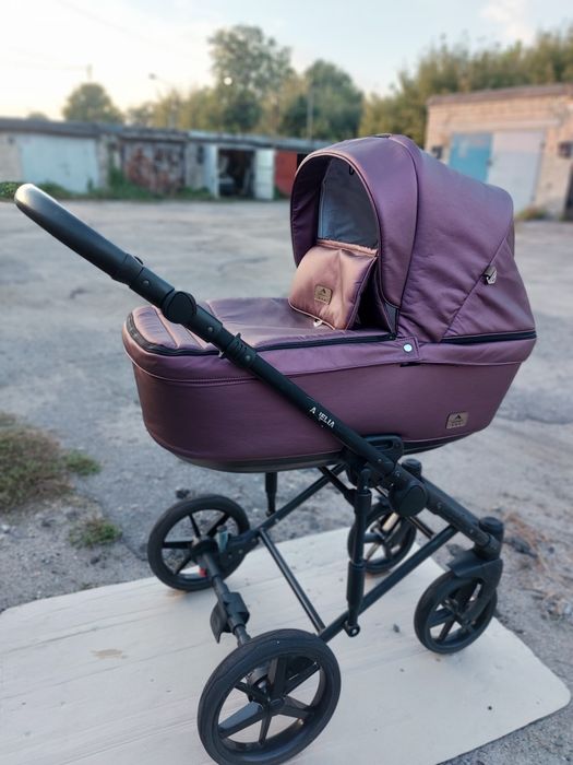Коляска  adamex amelia эко кожа