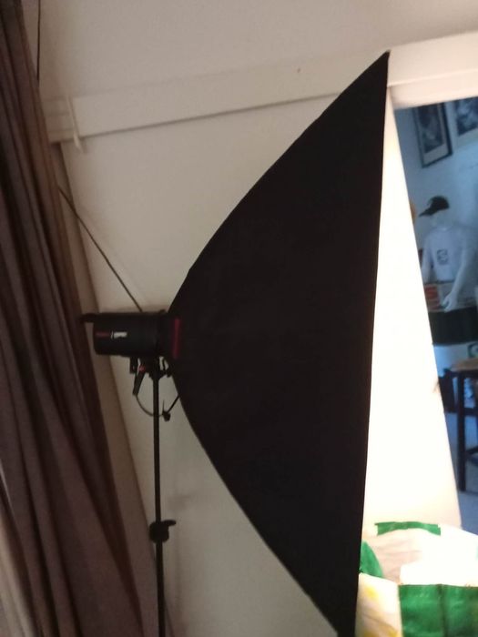 Cabeças estúdio fotográfico