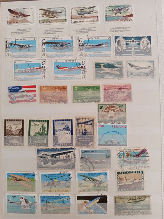 Selos Tematica Aviões