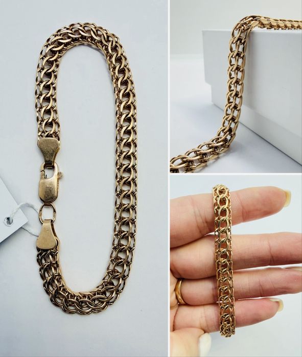 Золотой браслет питон