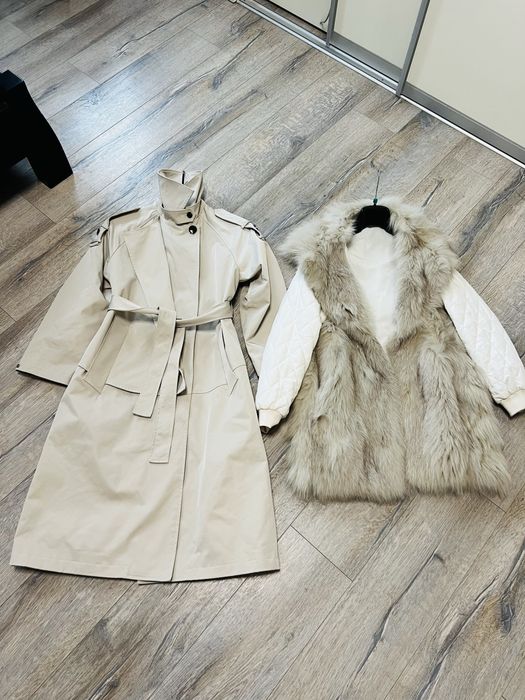 Тренч с жилеткой