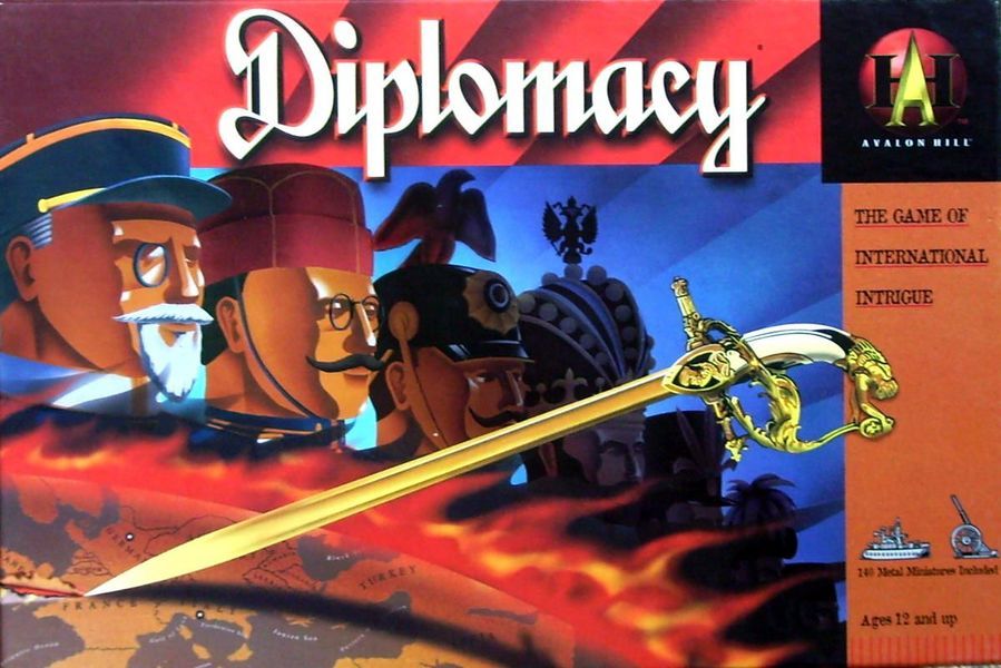 DIPLOMACY, jogo de tabuleiro (Estratégia Militar, Negociação