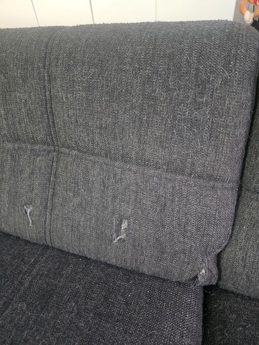 Sofá de canto com chaise (ver descrição)