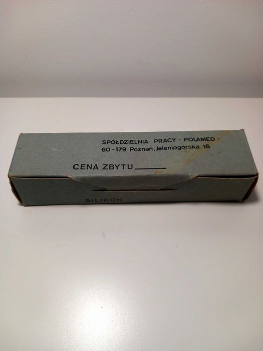 NOWA szklana strzykawka PRL retro vintage igły