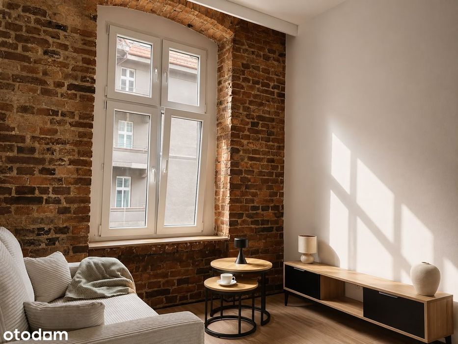 Industrialny apartament I 200m od rynku i dworca PKP I wysoki standard